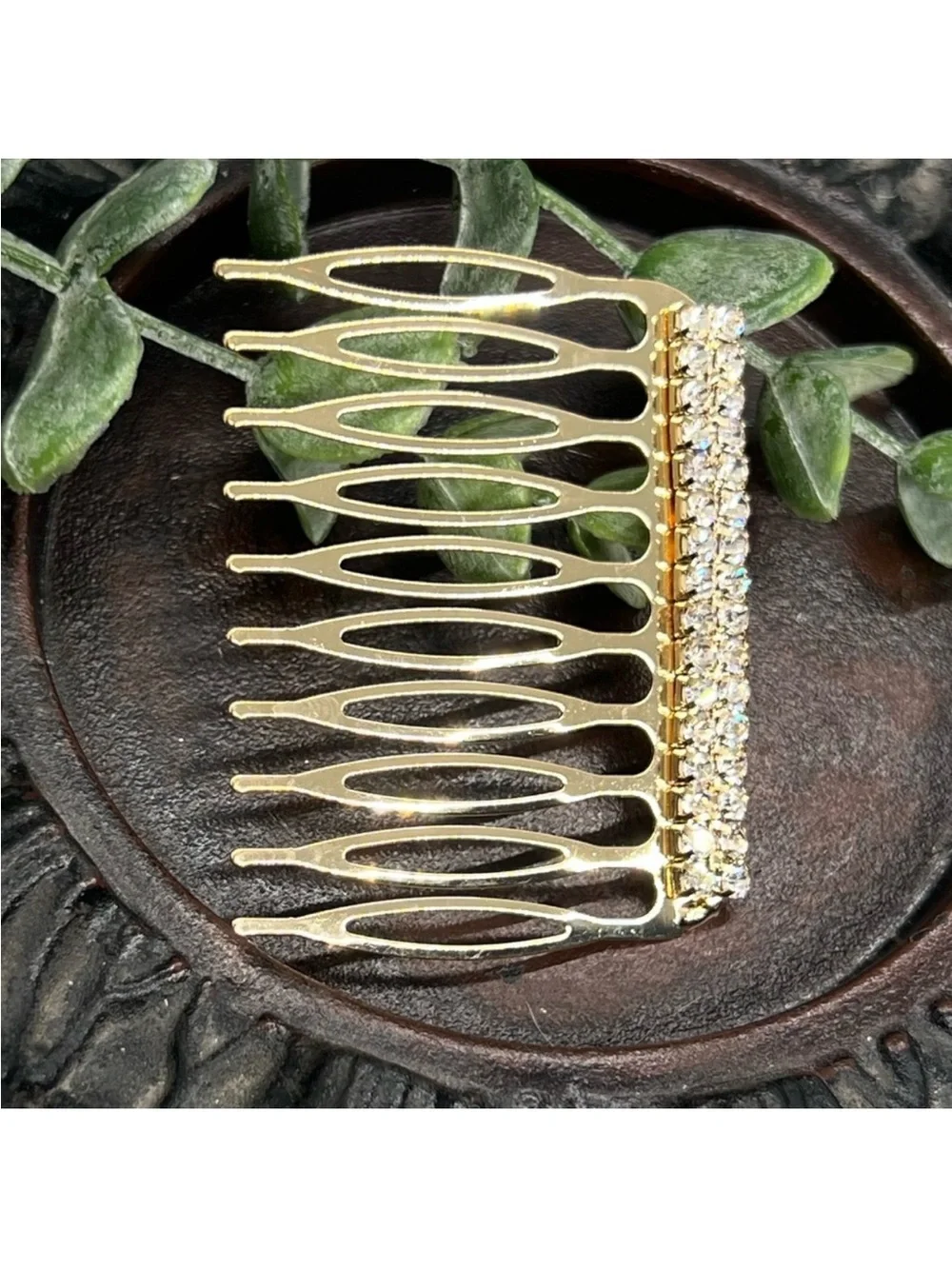 Gold Rhinestone Hair Comb - Elegant Women’s Hair Accessory FINAL PRICE DROP